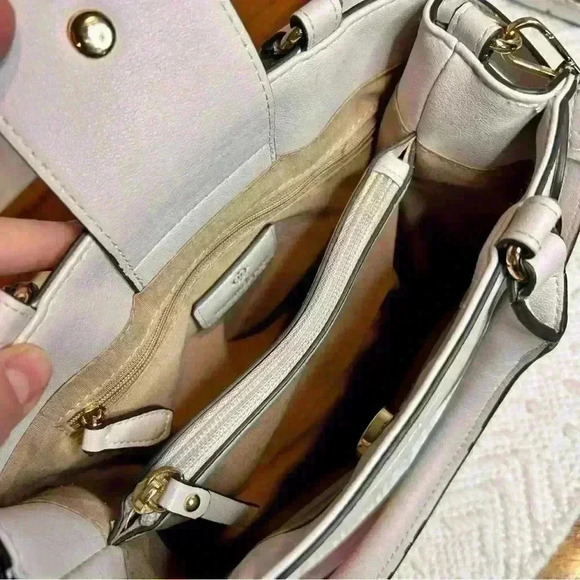 Nanette Lepore | Logo Stripe Satchel/ Purse - Picture 5 of 6